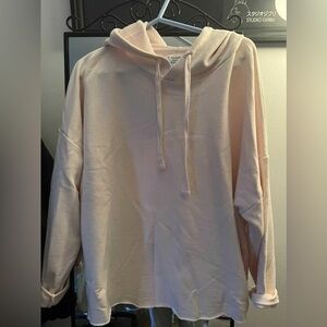 Pull&Bear light pink hoodie size medium
